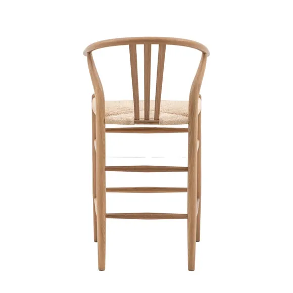 Walsall Set of 2 Bar Stools, Elm 5