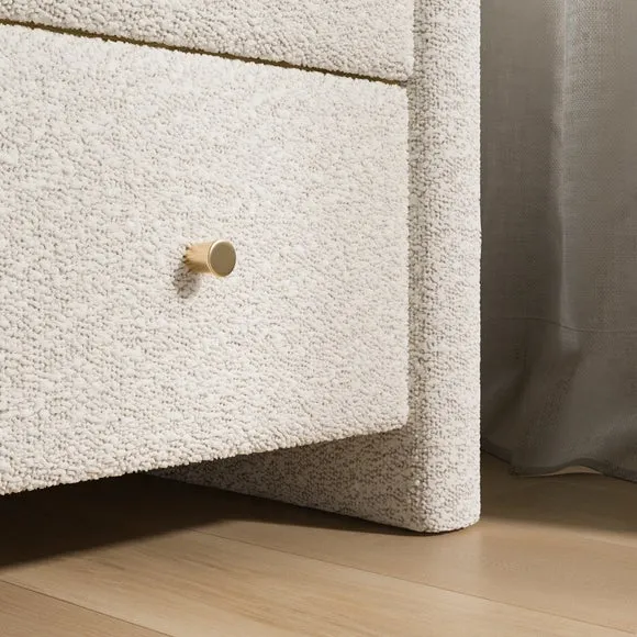 Squidge 2 Drawer Boucle Bedside Table 5