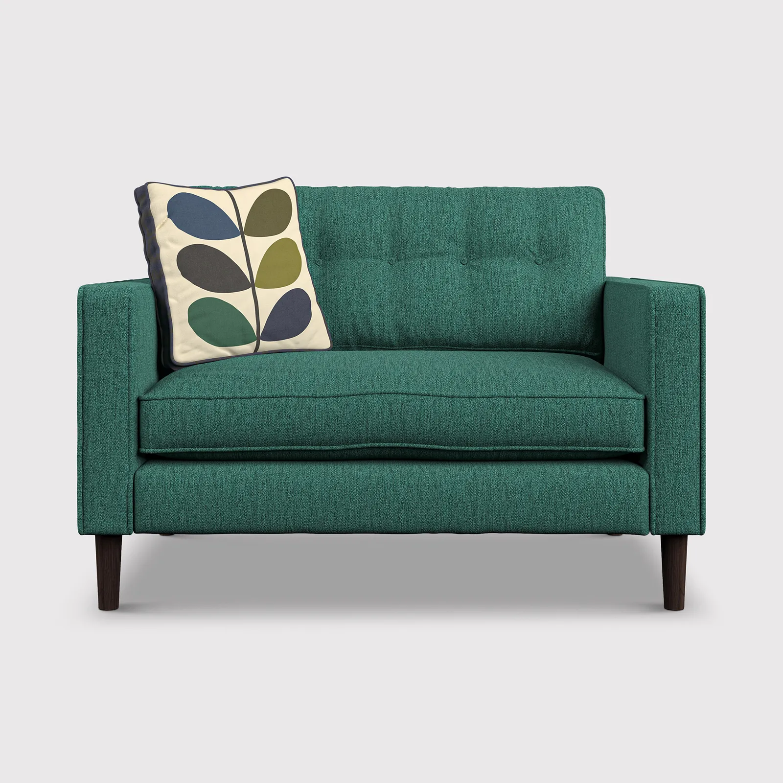 Orla Kiely Ebben Snuggler, Green Fabric | Barker & Stonehouse 1