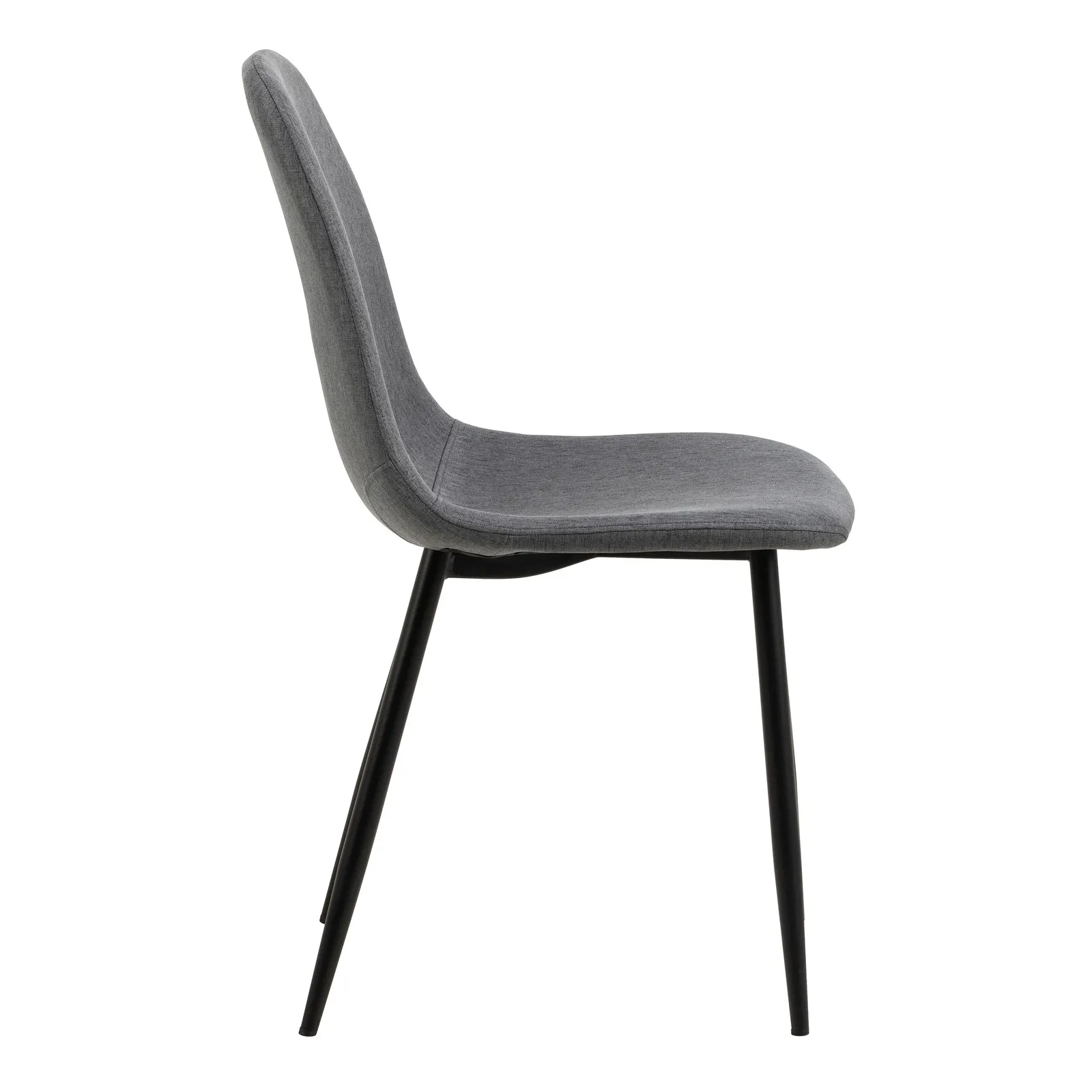 Furniture To Go Celia Dining Chair in Light Grey Set of 4 in Dark Grey 3