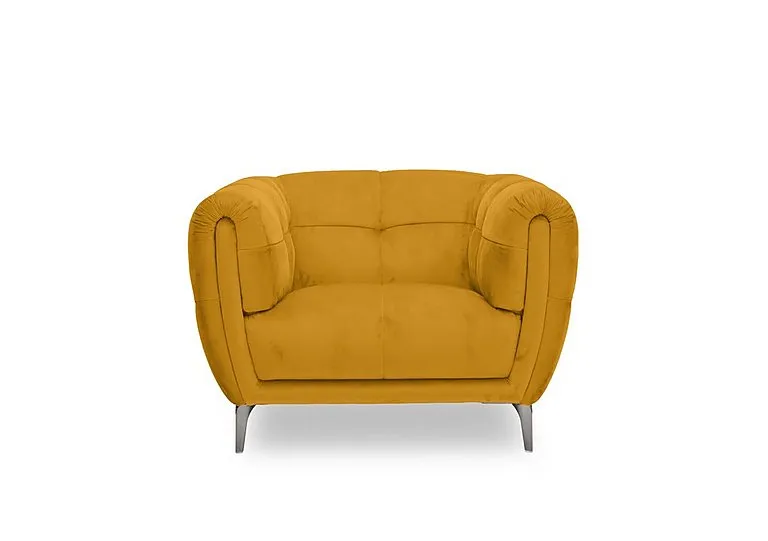 Sienna Fabric Chair - Opulence Saffron