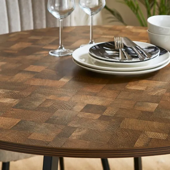 Brayden 4 Seater Round Dining Table 4