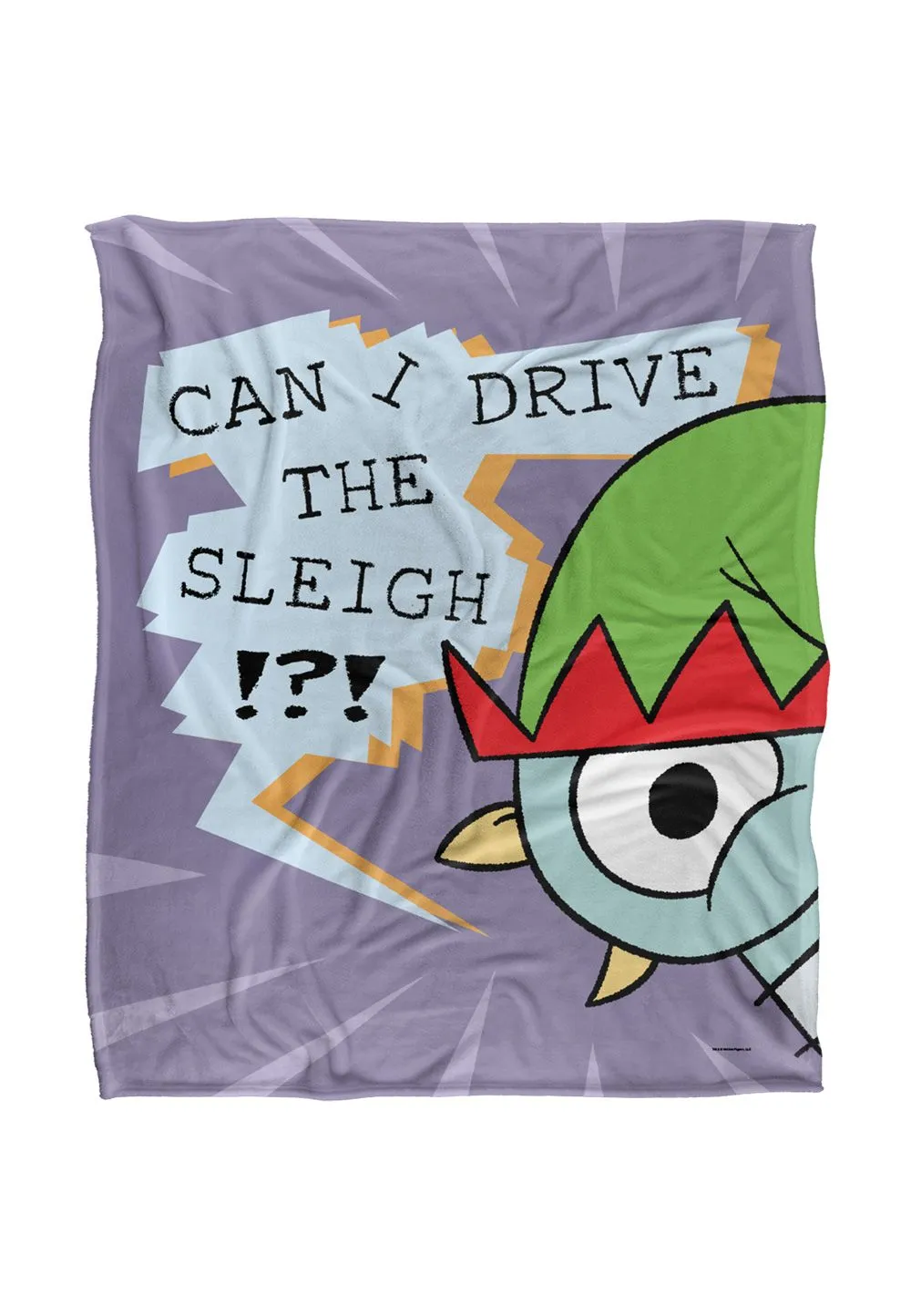 Hidden Pigeon Dont Let The Pigeon Drive The Sleigh Sleigh Silky Touch Super Soft Throw Blanket 152 X 127 cm in White