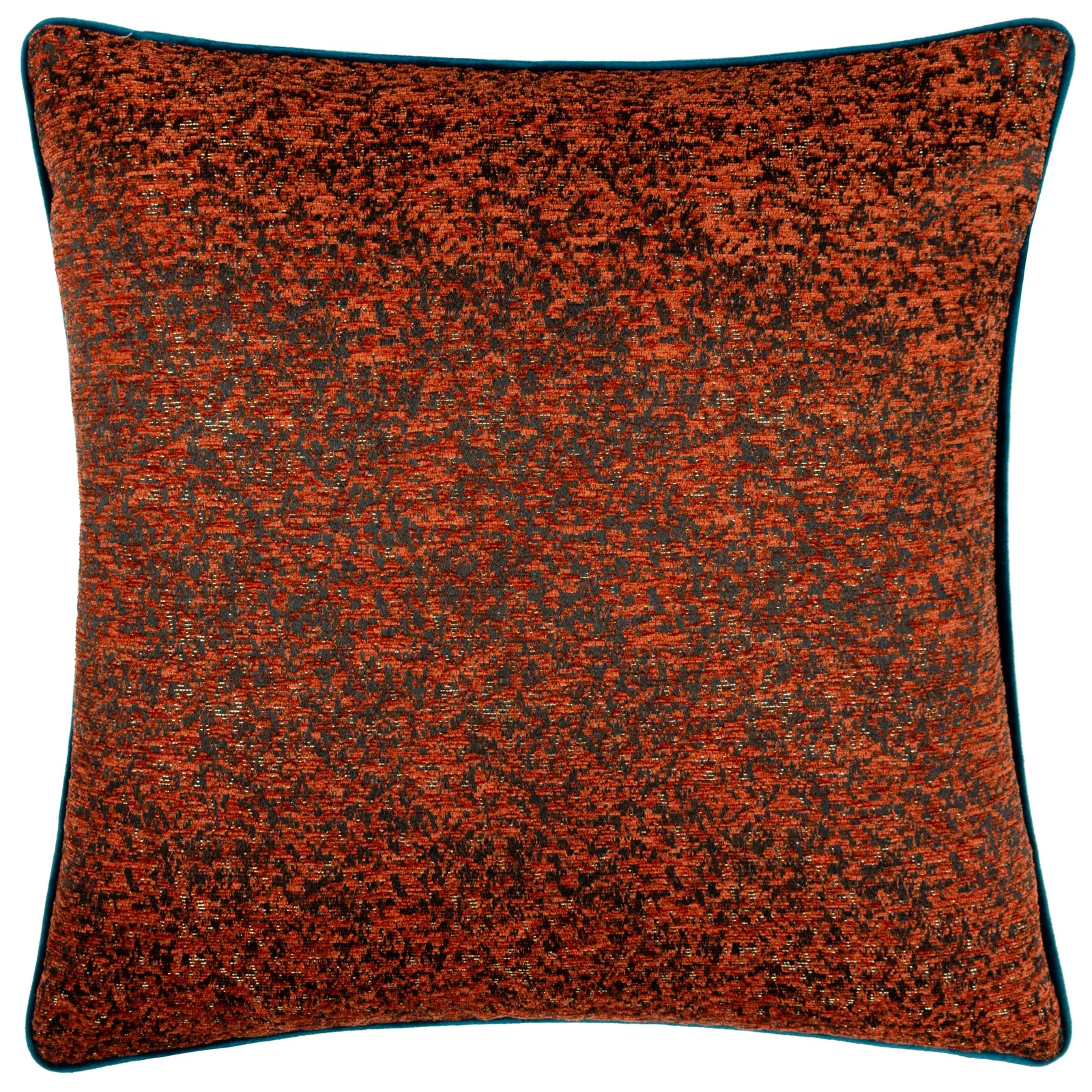 Paoletti Galaxy Chenille Piped Cushion in Orange
