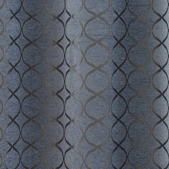 Chenille Ogee Eyelet Curtains 3