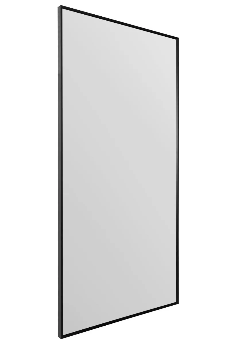 MirrorOutlet Full length Black Aluminium Edged Wall Leaner Mirror 68" X 33" (174CM X 85CM) 3