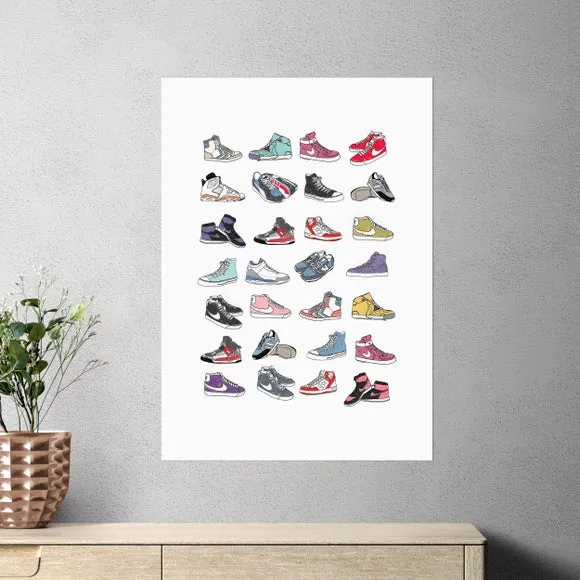 East End Prints Trainers Print by Hanna Melin 1