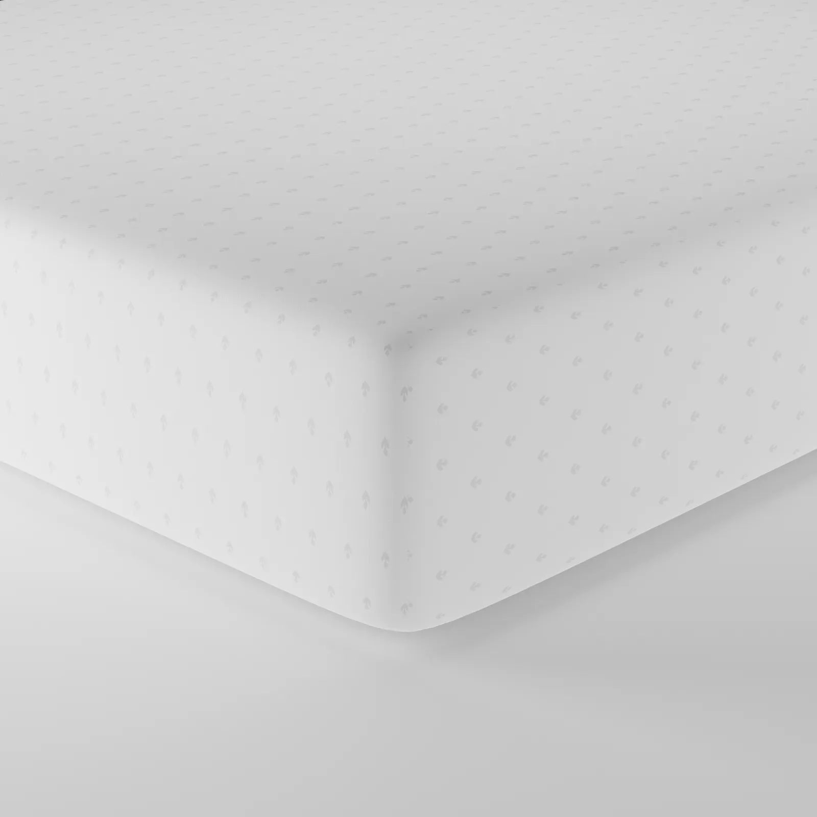 Dorma Harlyn Fitted Sheet White