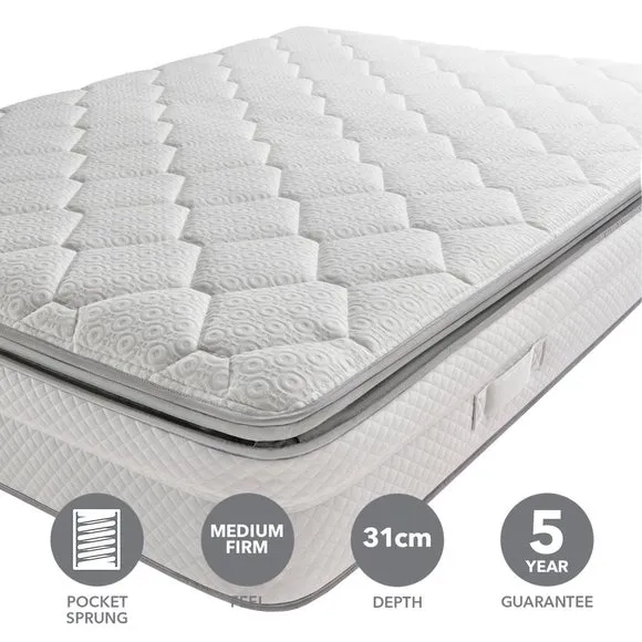 Silentnight Memory 2000 Pocket Hybrid Mattress