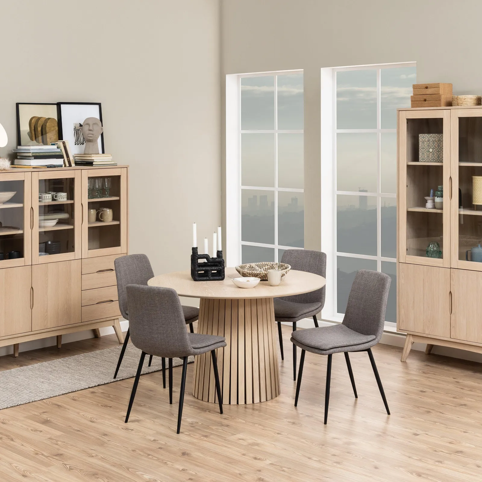 Furniture To Go Becca Dining Chair in Light Brown Set of 4 4