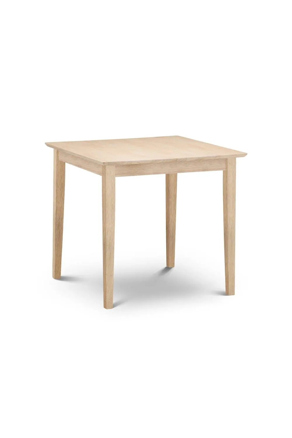 Julian Bowen Rufford Square to Rectangular Extending 4 Seater Dining Table in Natural 3