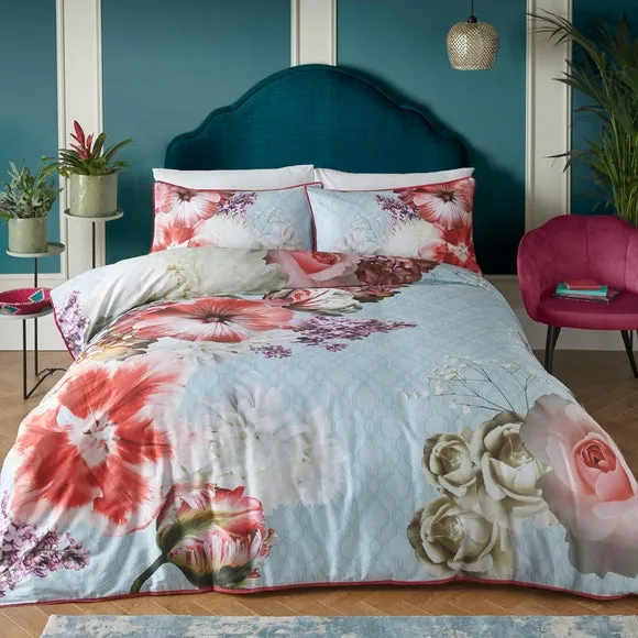 Laurence Llewelyn-Bowen Mayfair Lady 100% Cotton Duvet Cover and Pillowcase Set 1