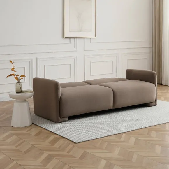 Miko Velvet 3 Seater Clic Clac Single Sofa Bed 3
