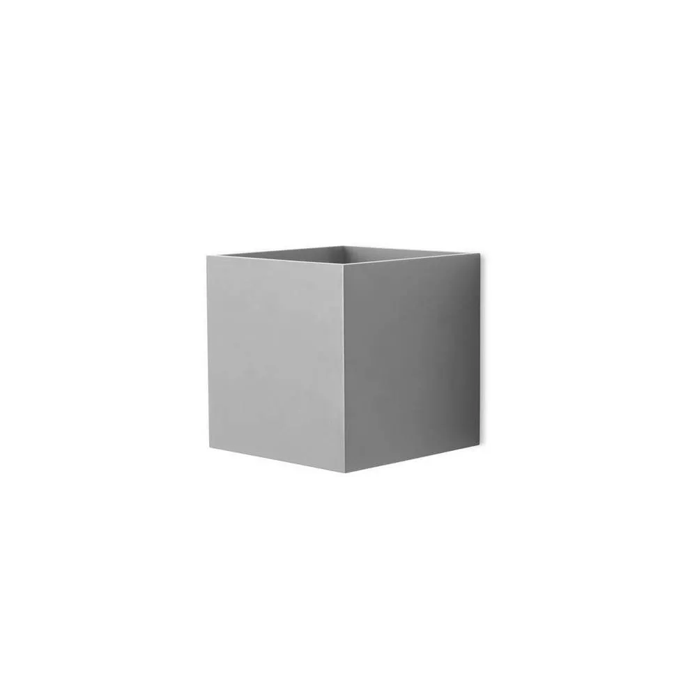 Netlighting Kub 1 Light Up & Down Wall Light Grey E27