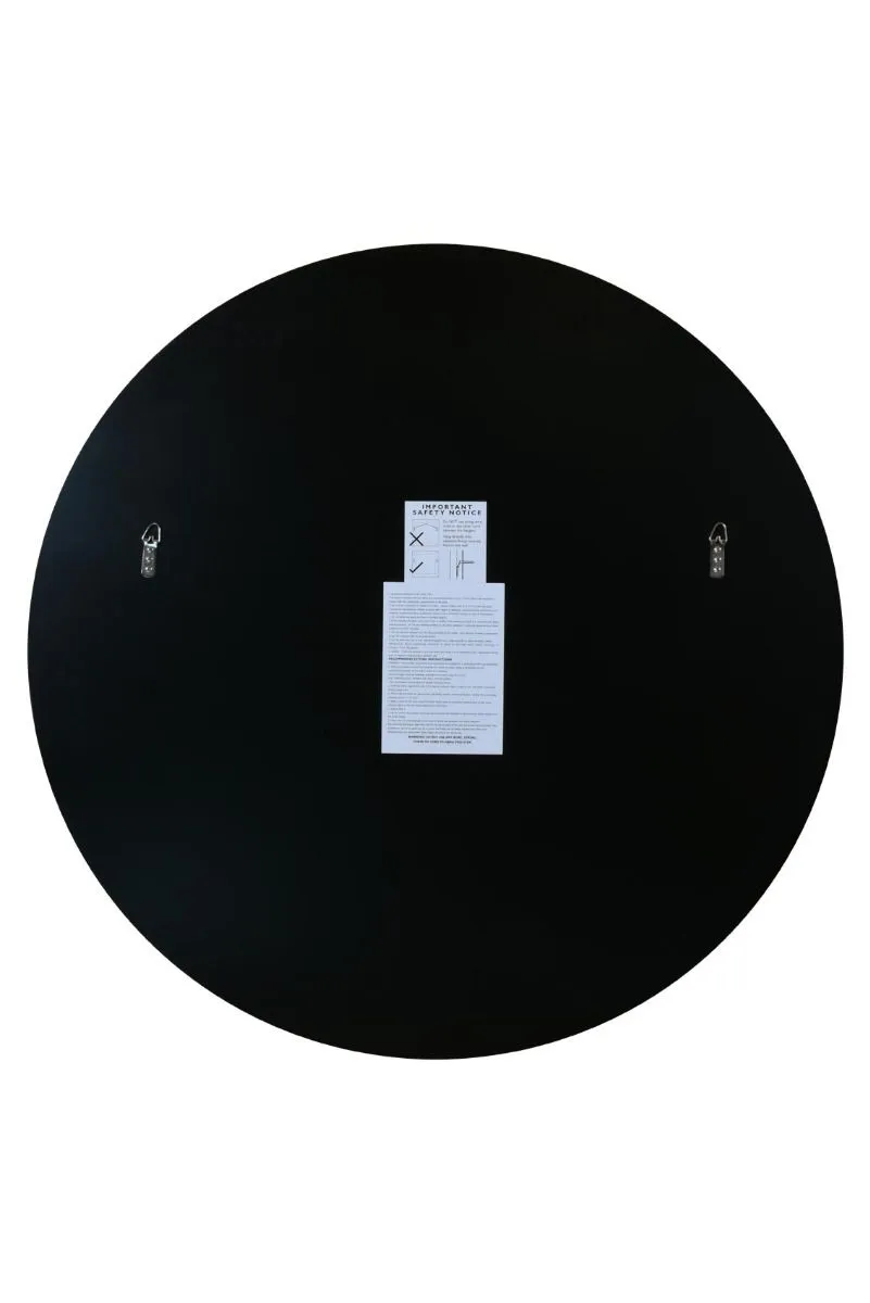 MirrorOutlet Round Circular Antiqued Mirror with Polished Edge 39"x39" (100x100CM) in Silver 4