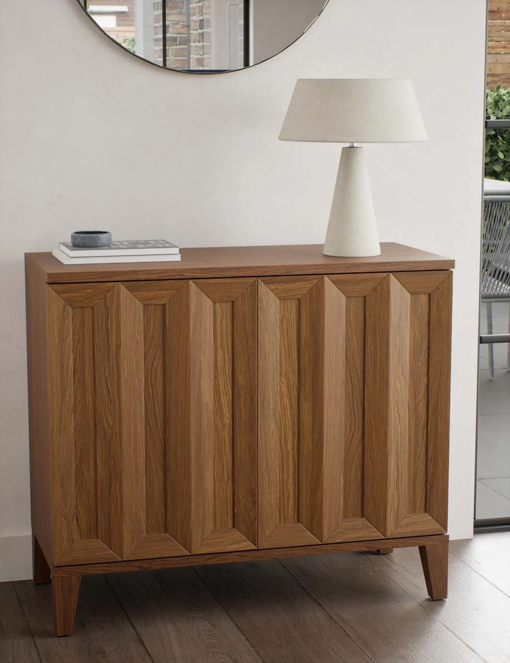 Gallery Direct Block 2 Door Sideboard Natural