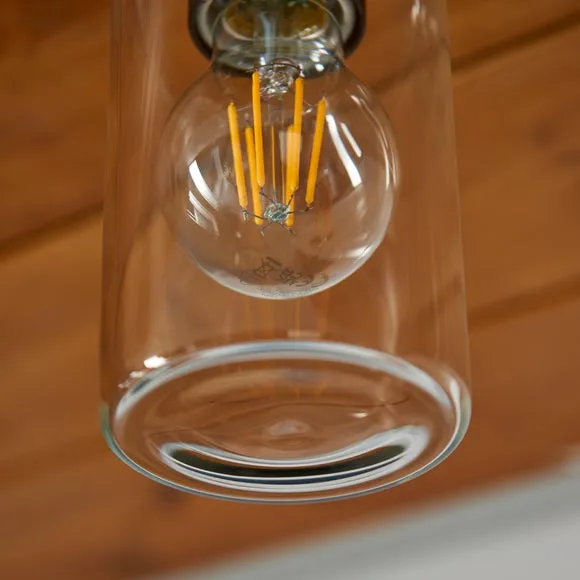 Fulton Industrial Outdoor Flush Ceiling Light 3
