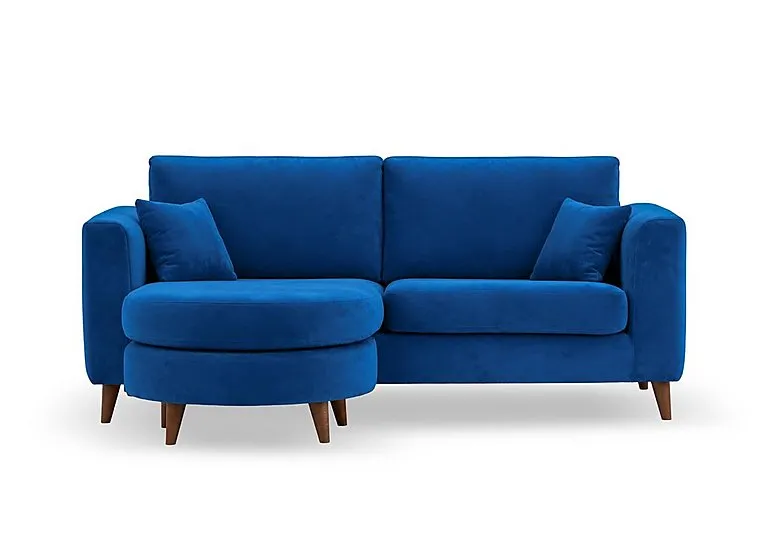 Erin 3 Seater Fabric Sofa with Reversible Chaise End - Sofas and Armchairs - In Time for Christmas