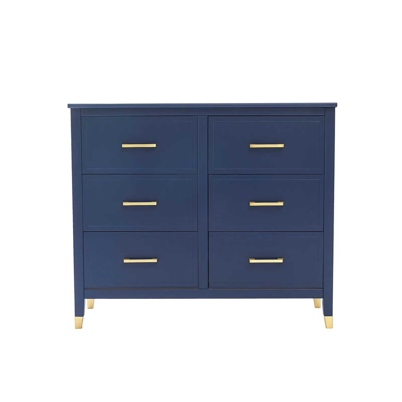 Cabinet Bits Palazzi 6 Drawer Chest of Drawers in Navy 1