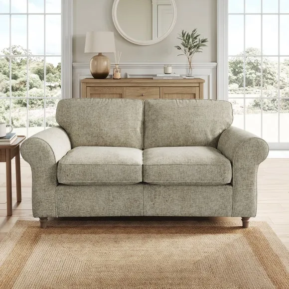 Flori Chunky Chenille 2 Seater Sofa 1