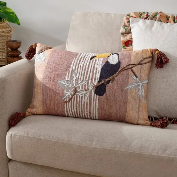 Treetop Toucan Rectangular Cushion