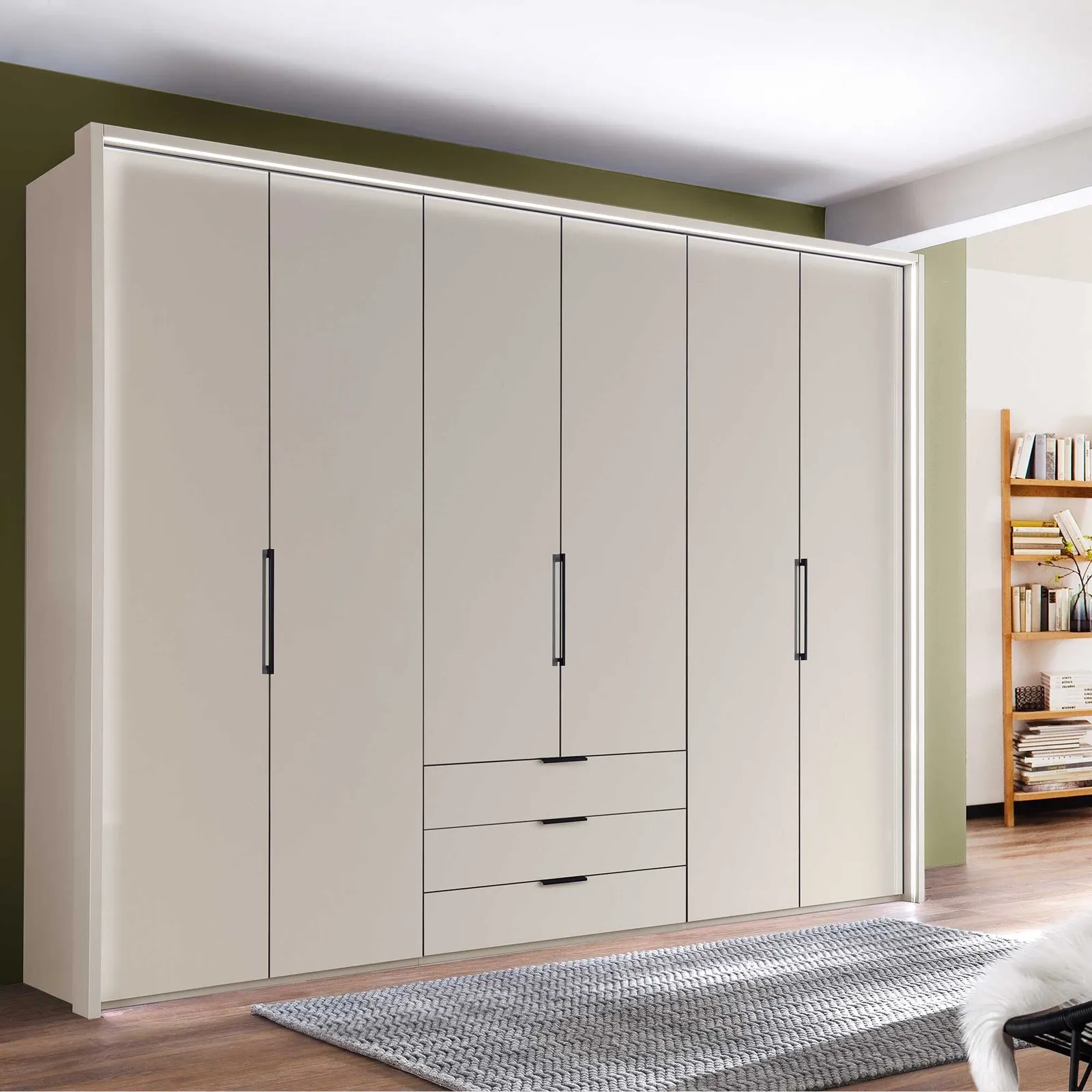 Templin 2000 6 Colour Door Com Wardrobe, Neutral | Barker & Stonehouse 2