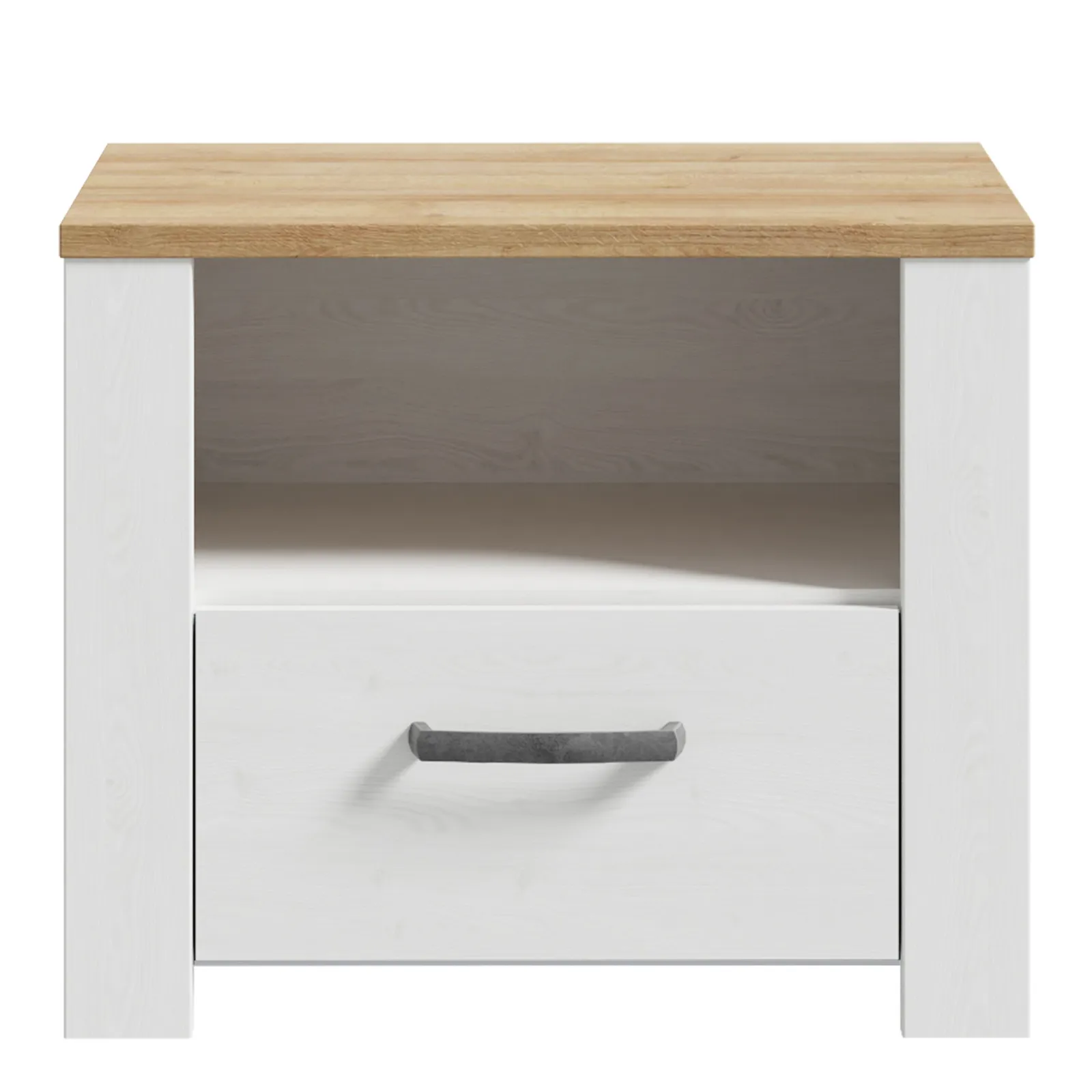 Furniture To Go Bohol 1 Drawer Bedside I n Navy Oak 2