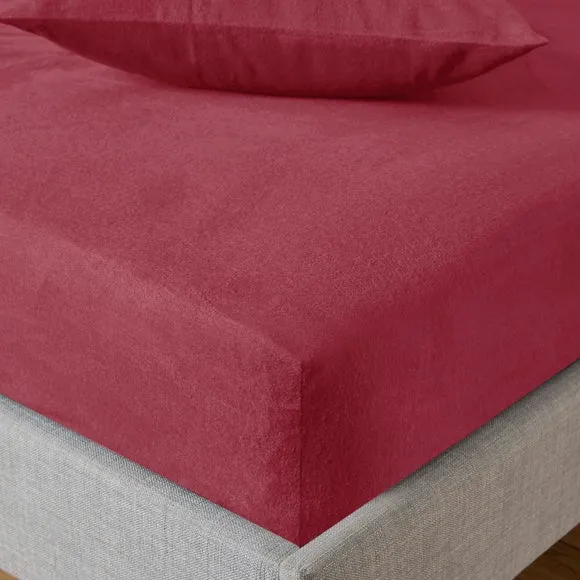 Soft & Cosy Luxury Brushed Cotton Fitted Sheet 1