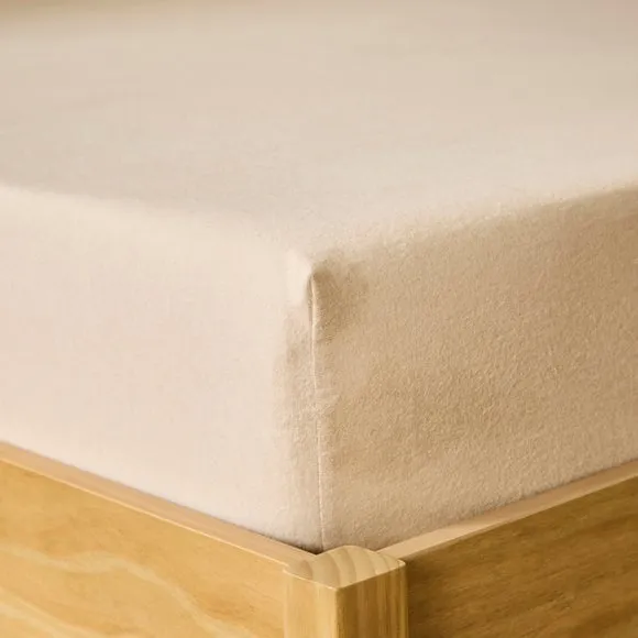 100% Organic Brushed Cotton Fitted Sheet 2