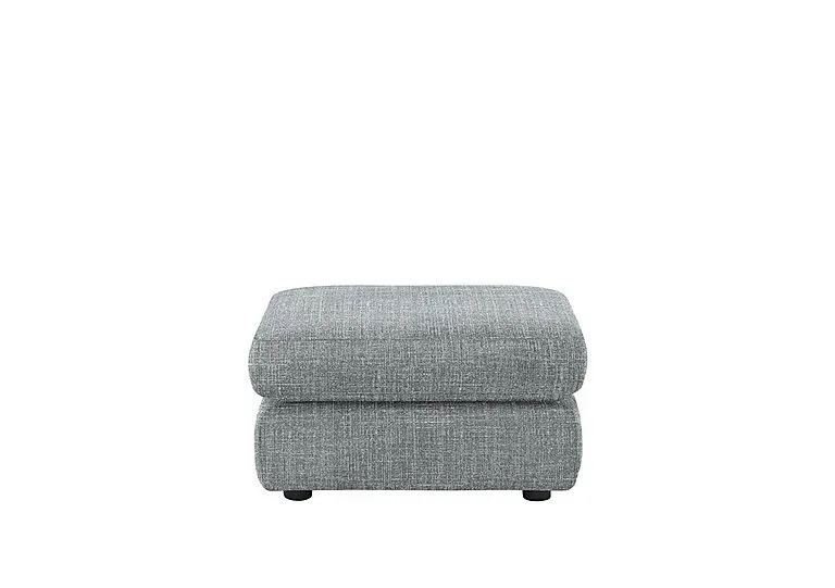 Avon Fabric Storage Footstool - Beach Duck Egg