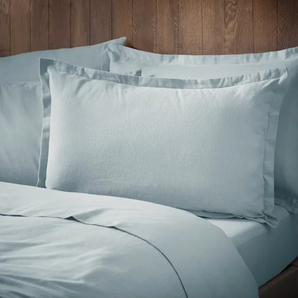 Soft & Cosy Luxury 100% Brushed Cotton Oxford Pillowcase 1
