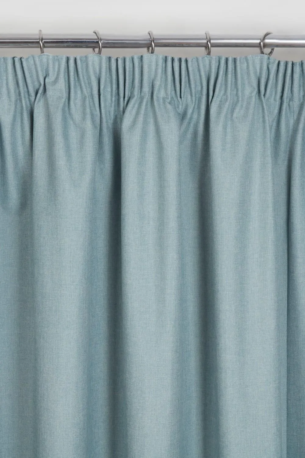 Sundour Eclipse Pencil Pleat Blackout Curtains Taped Curtain Pair in Blue 2