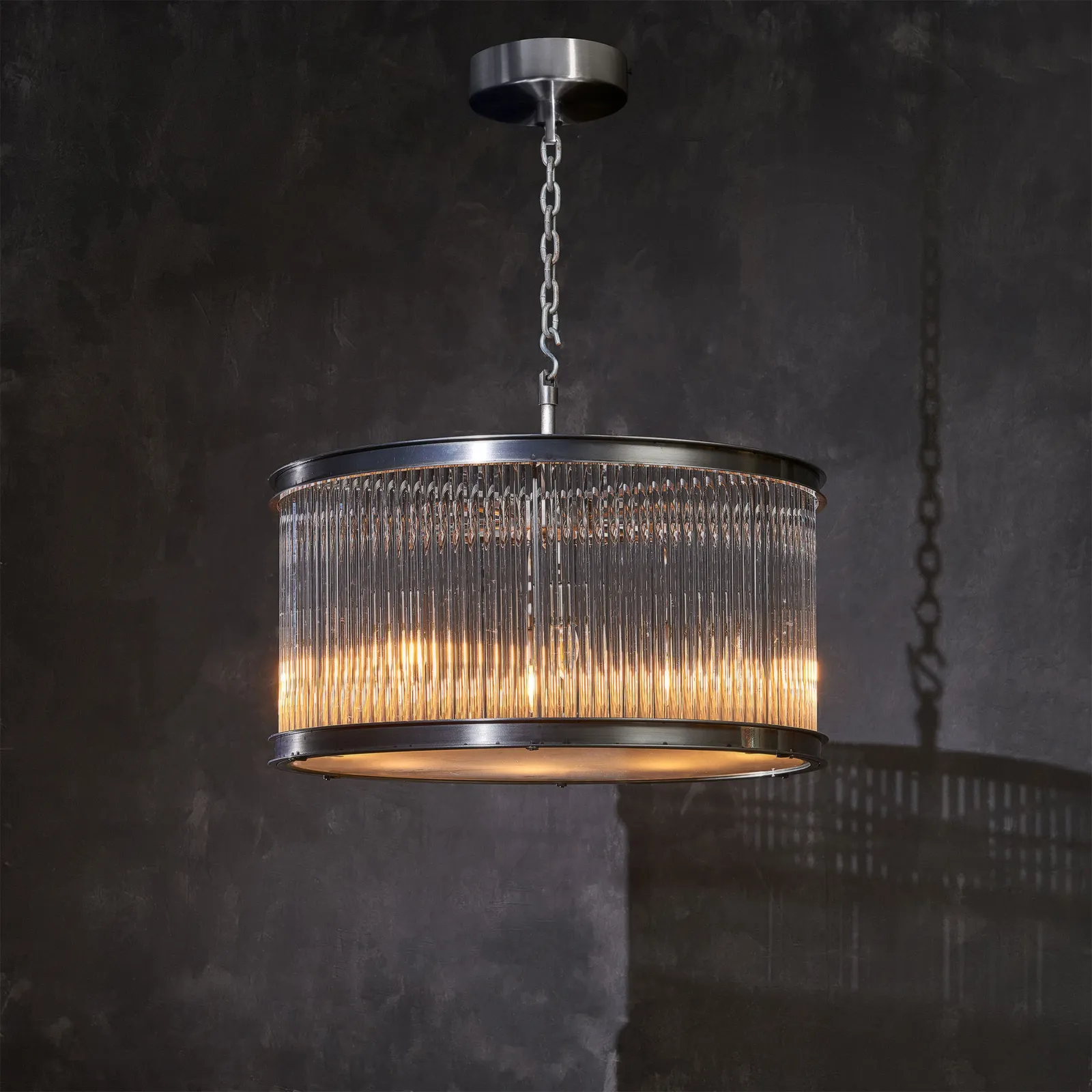 Timothy Oulton Rod Medium Pendant Light Metal | Barker & Stonehouse 4