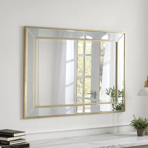 Yearn Angled Timeless Bevelled Wall Mirror 1