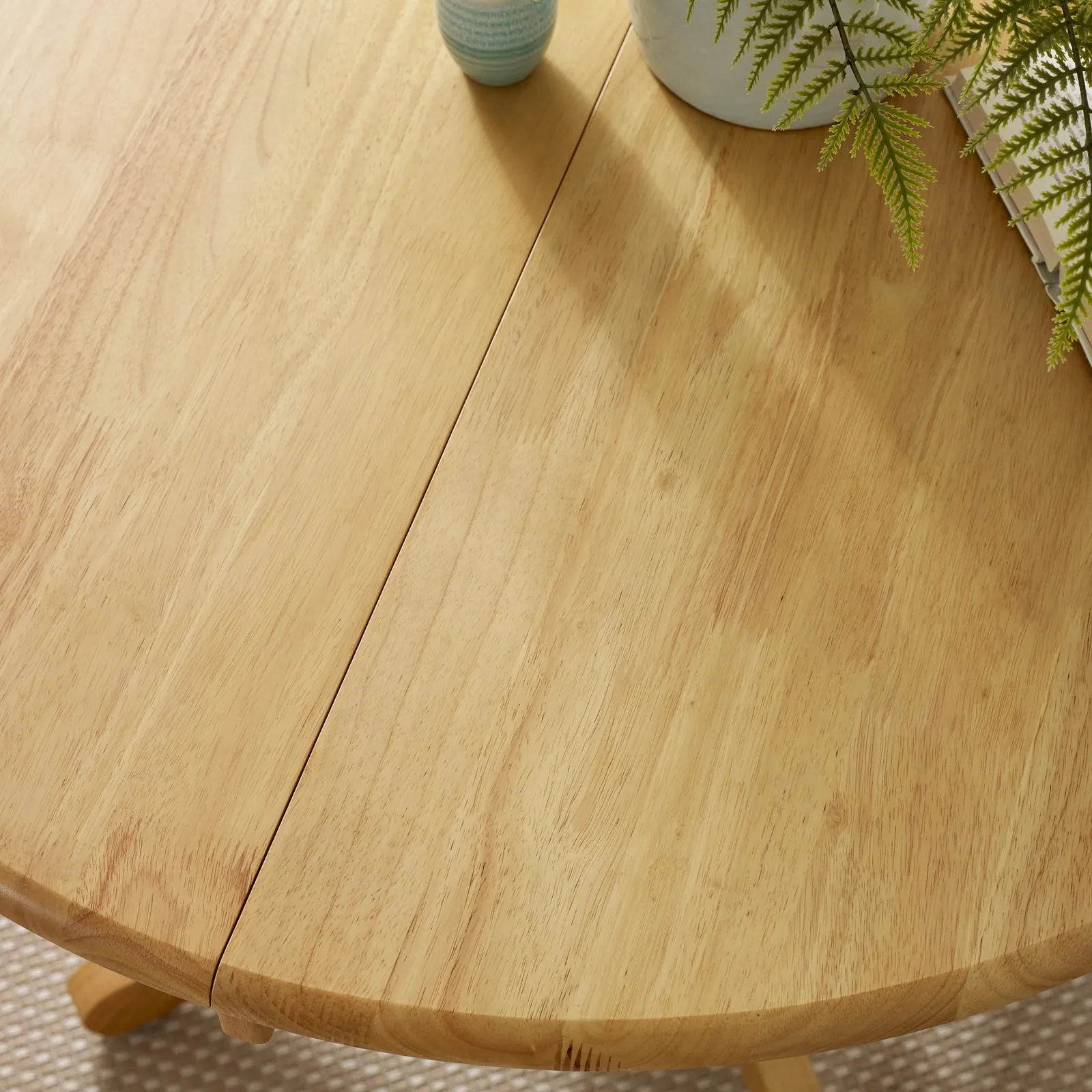 FurnitureboxUK Padstow Wooden Extending Dining Table & 4 Belgravia Chairs in Light Oak 4