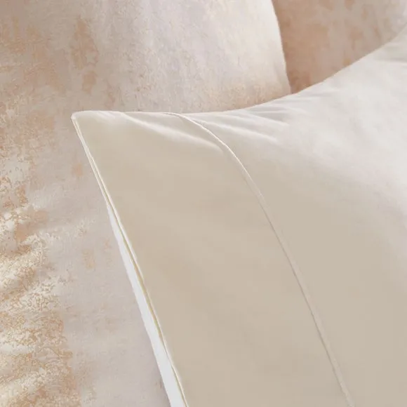 Dorma Egyptian Cotton Sateen 1000 Thread Count Cream Standard Pillowcase 2
