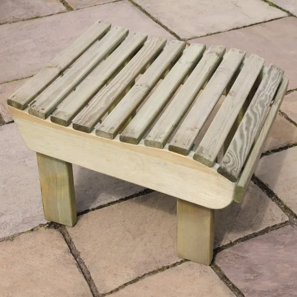 Lily Wooden Garden Footstool