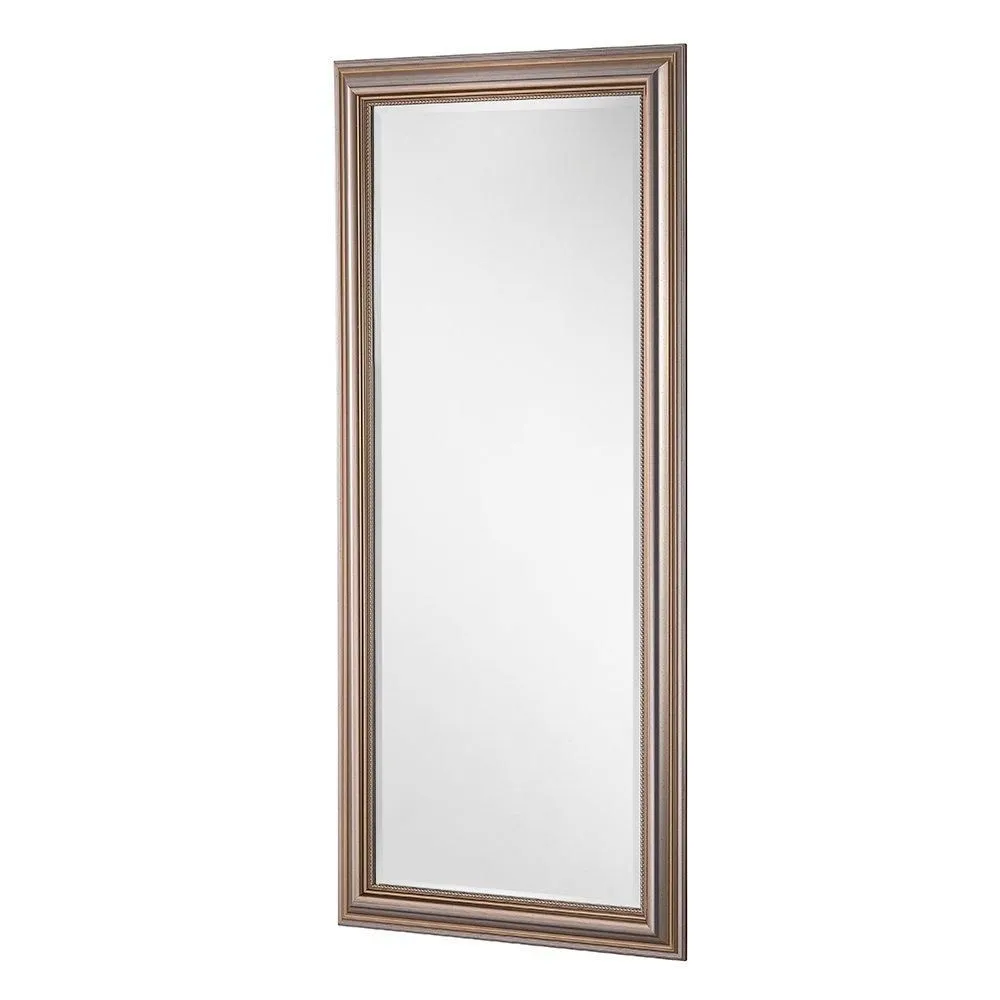 Yearn Mirrors Classic Champagne Beaded Mirror 169x77.5cm in Silver 3