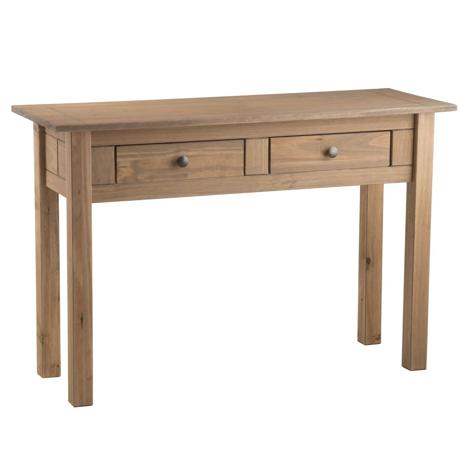 Santiago Pine Console Table Brown