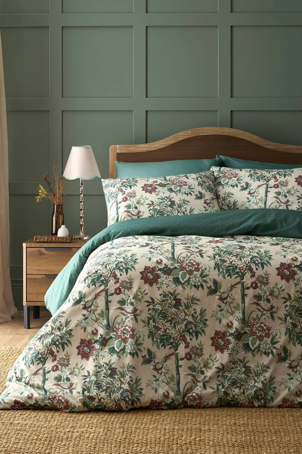 Dreams & Drapes 'Otillie Tapestry' Easy Care Duvet Cover Set in Natural