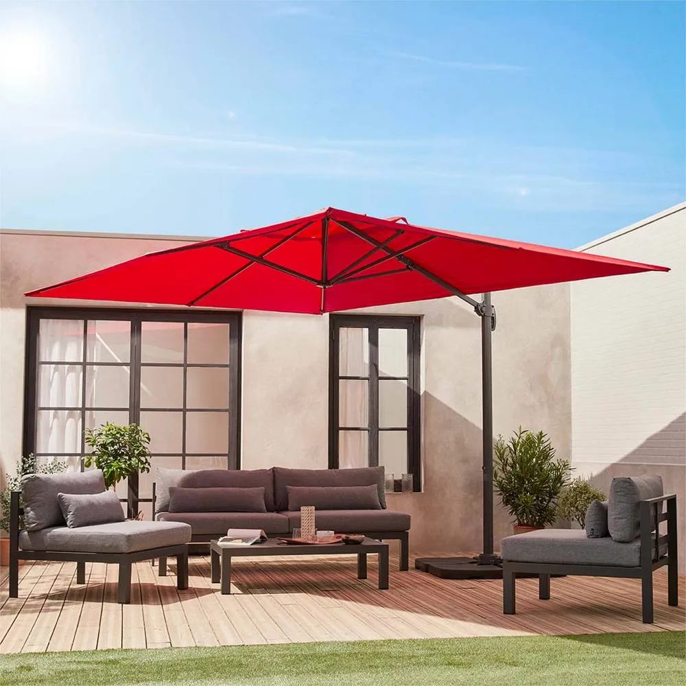 sweeek Replacement canopy for 3x4m parasols in Red
