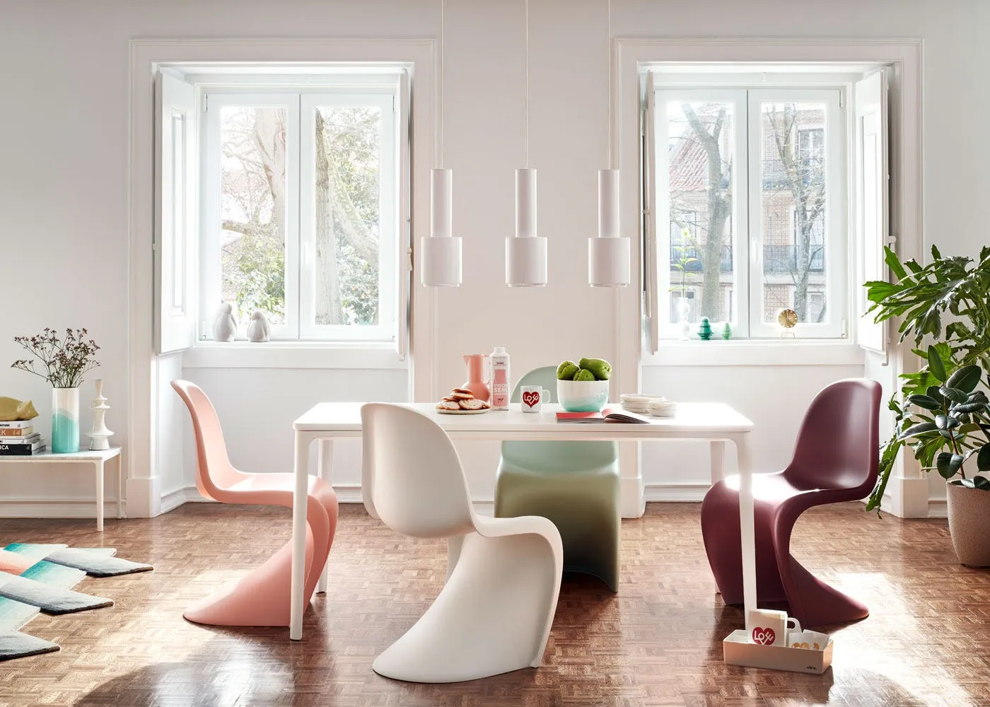 Vitra Panton Chair New Height Classic Red 3