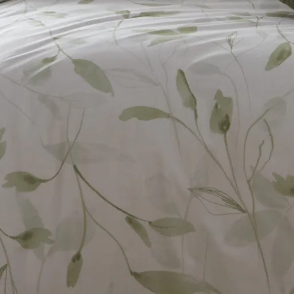Drift Home Eliza Green Duvet Cover and Pillowcase Set 3