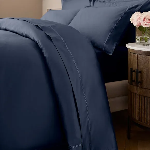 Dorma 800 Thread Count 100% Cotton Sateen Flat Sheet 1