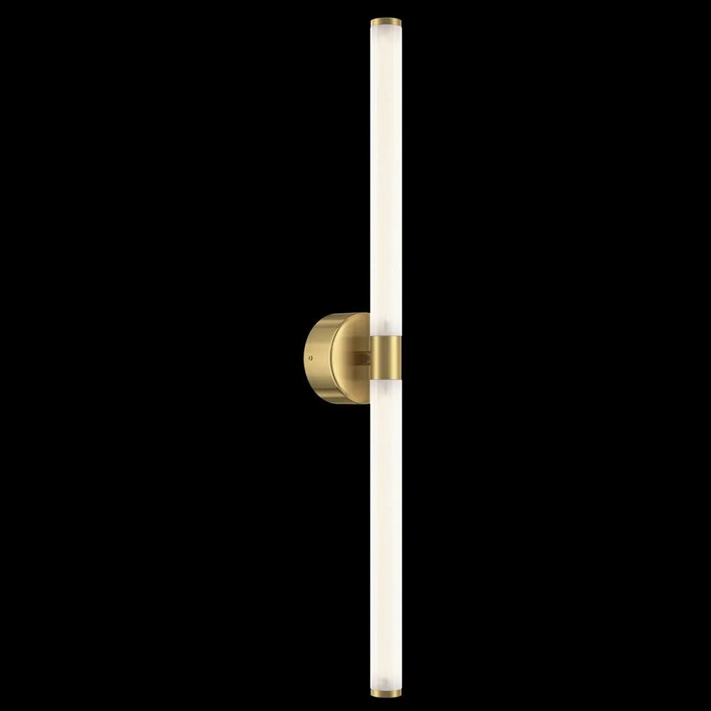 Netlighting Maytoni Axis Modern Up & Down Wall Lamp Gold 3000K 2