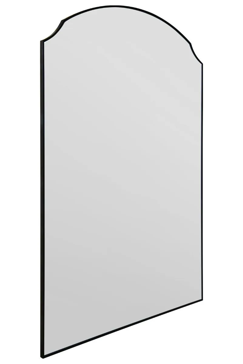 MirrorOutlet Black Edged Dual Arch Curved Edge Wall Mirror 47"x31" (120 X 80cm) 3