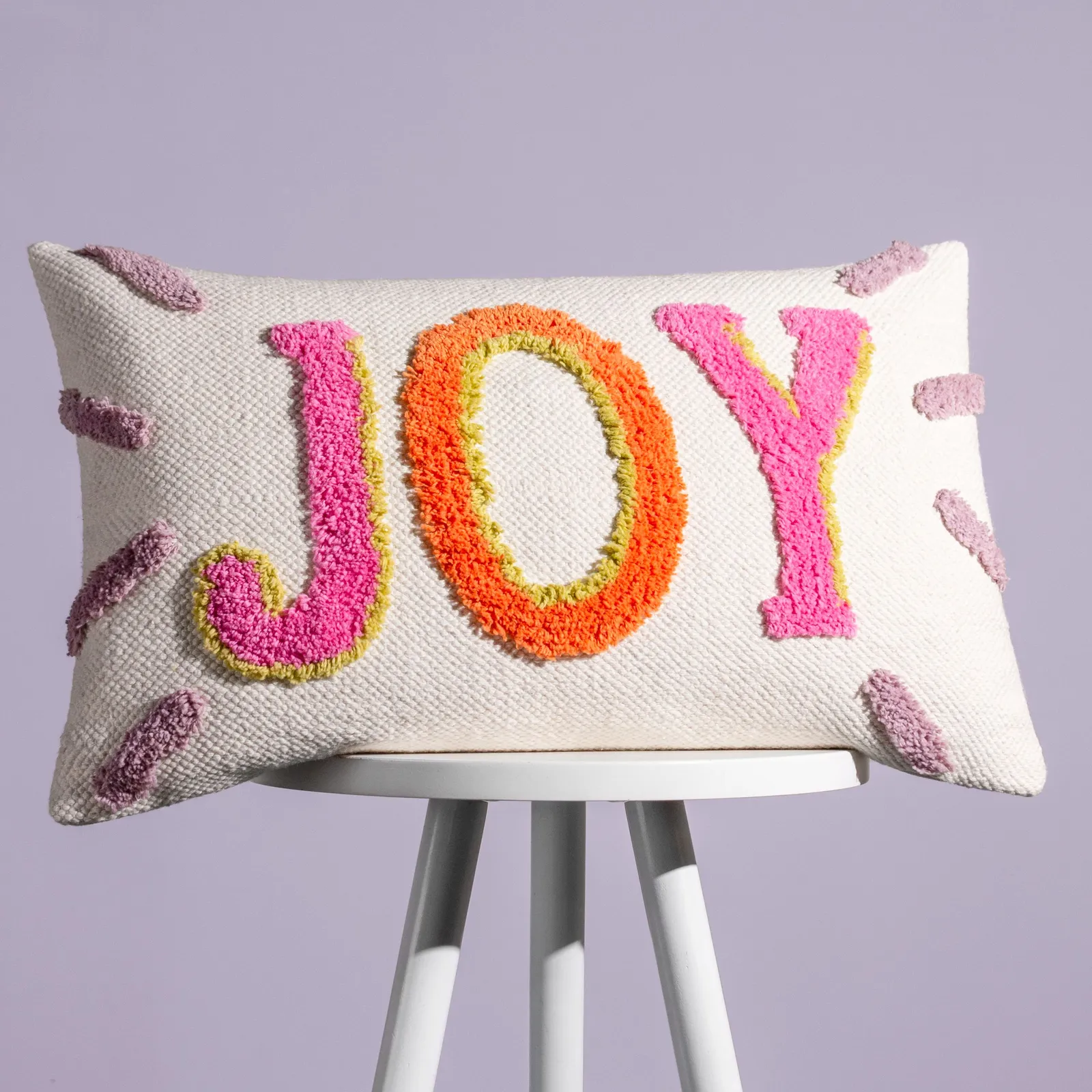 Heya Home Joy Tufted 100% Cotton Canvas Cushion
