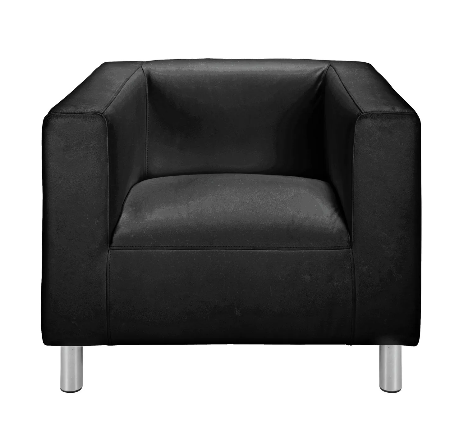 Argos Home Moda Faux Leather Armchair - Black