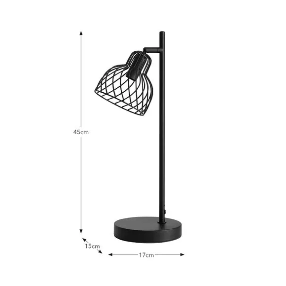 Austin Industrial Adjustable Table Lamp 6