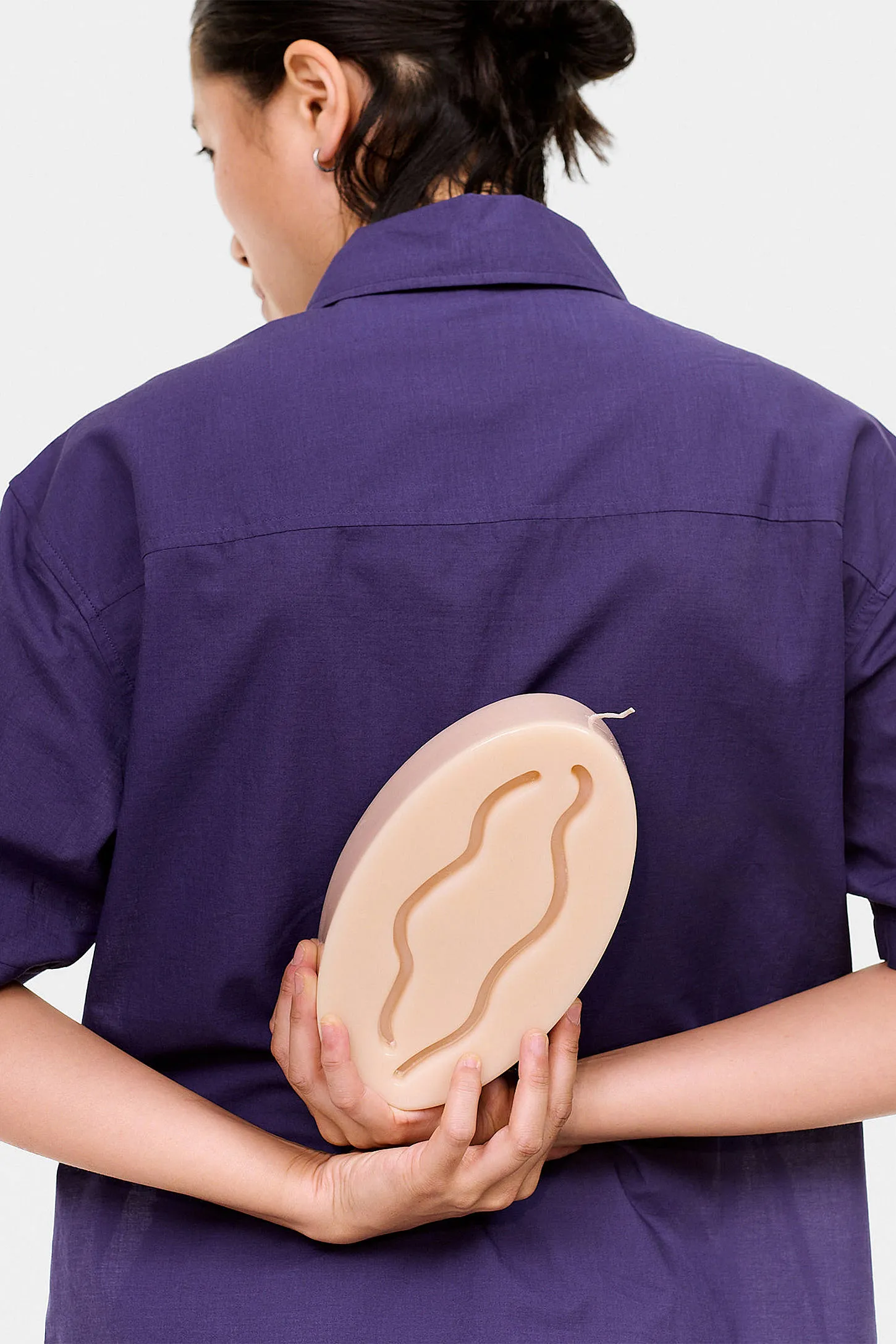 Carne Bollente Vulva Volcano Candle - Cream ALL